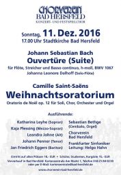 Tickets für Weihnachtsoratorium neu erleben! am 11.12.2016 - Karten kaufen